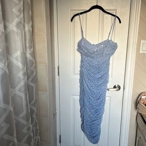 House of cb sirene dress , L , blue